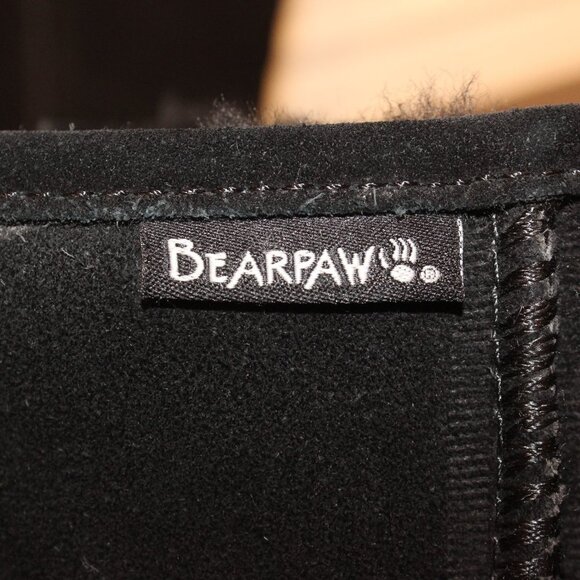 Bearpaw Emma Tall Boots Winter Black Sz 7 - Picture 3 of 4